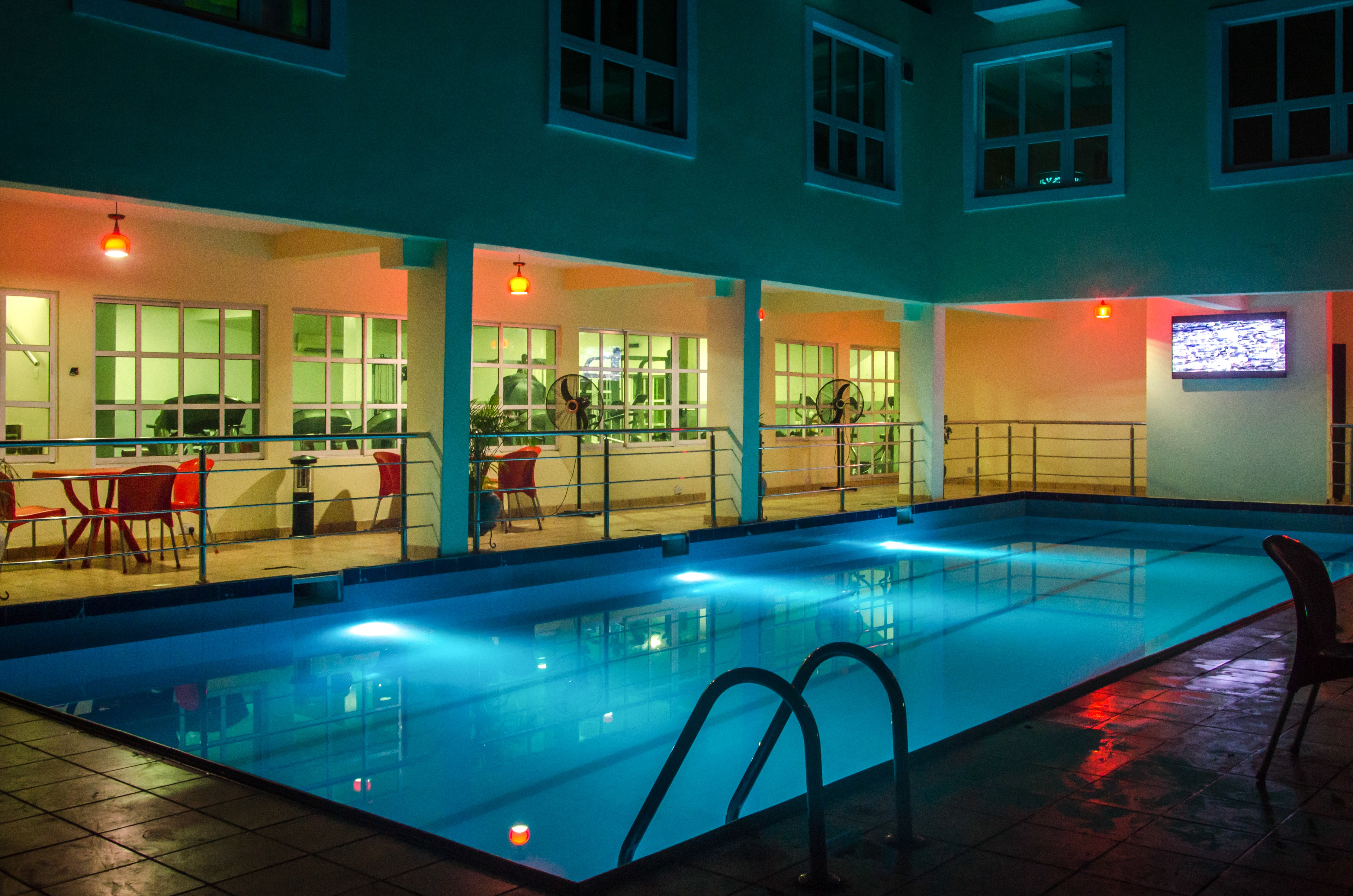 Swimming pool at Heights Lekki
