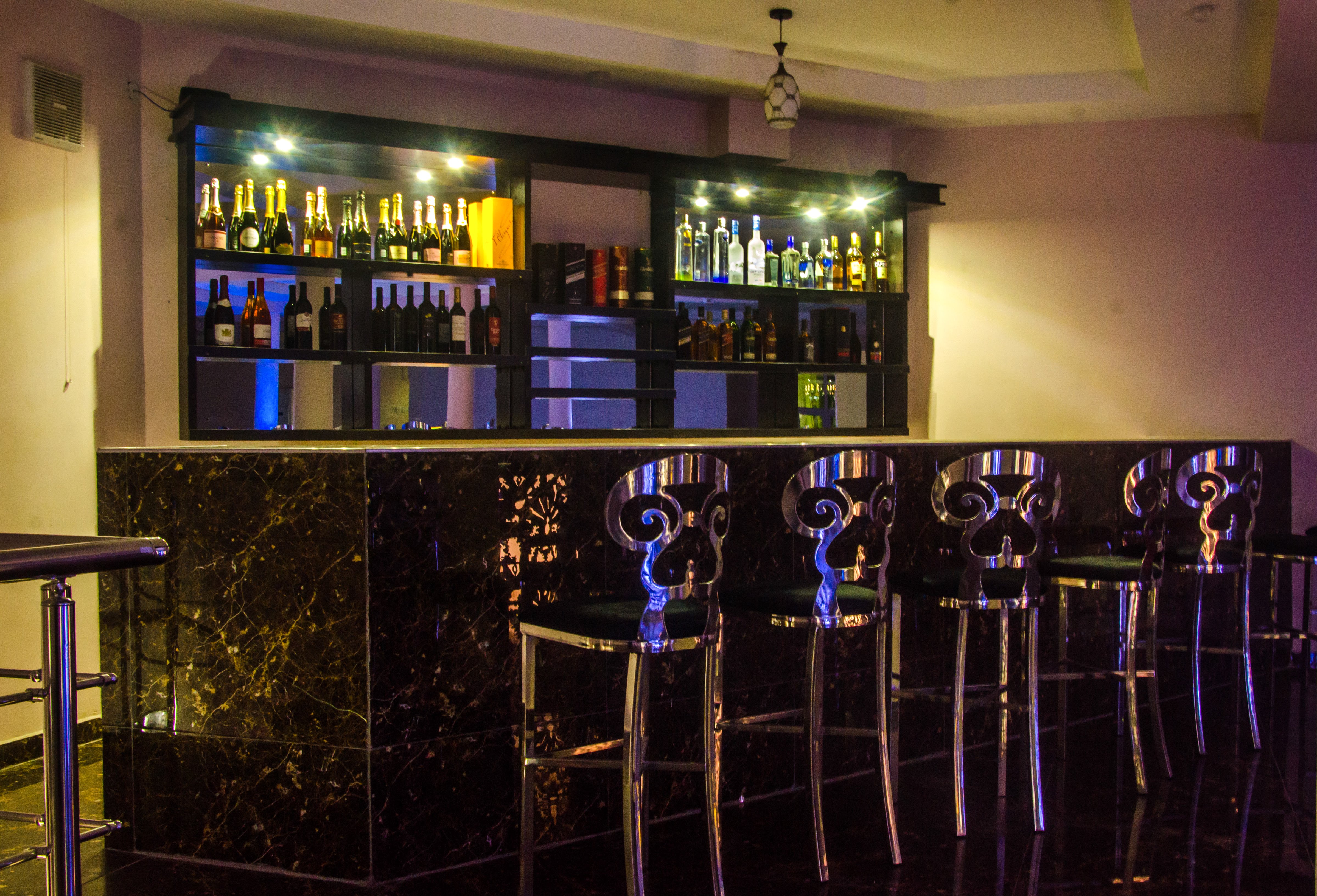Bar and lounge at Heights Lekki