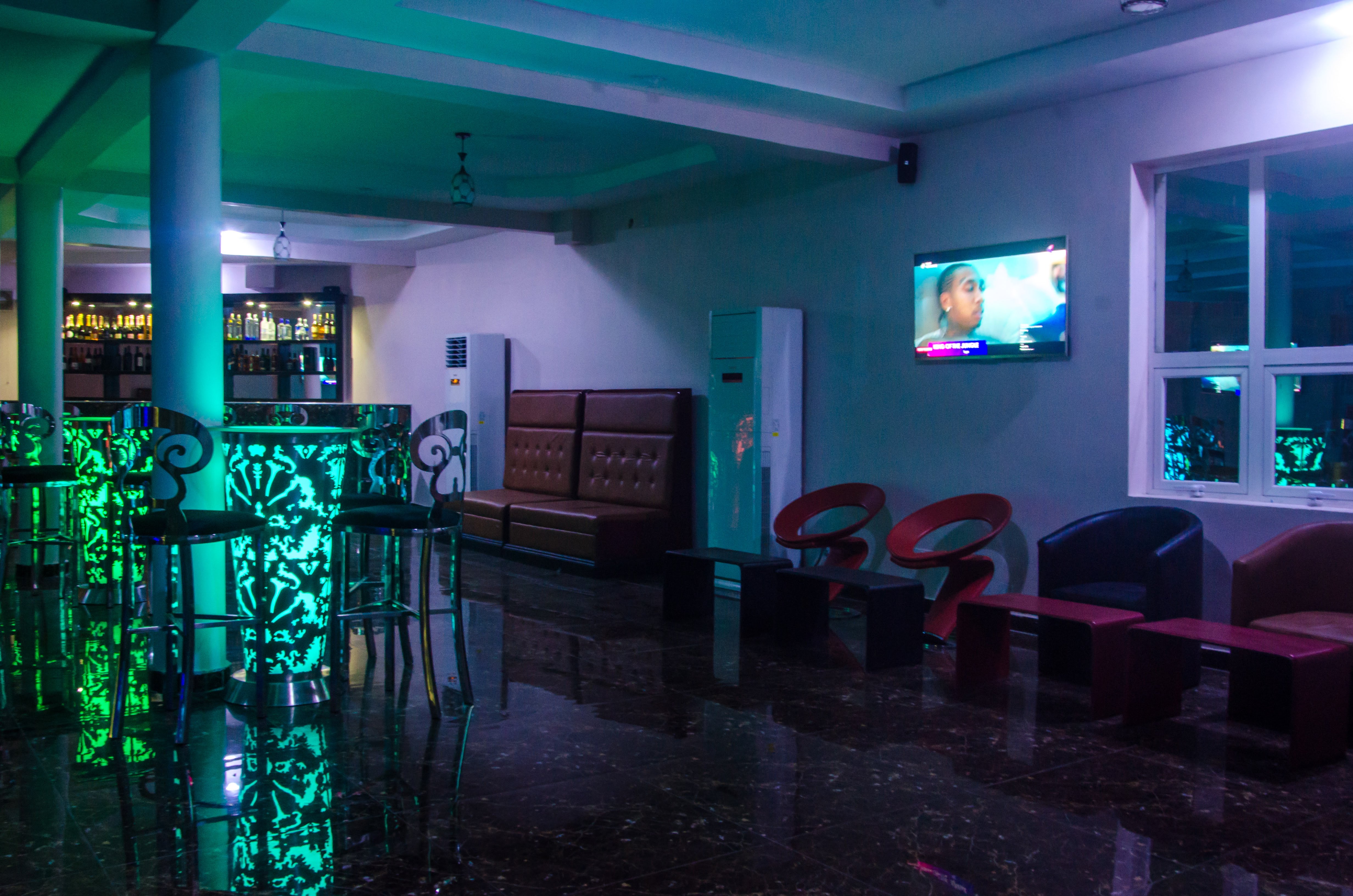 Bar and lounge at Heights Lekki