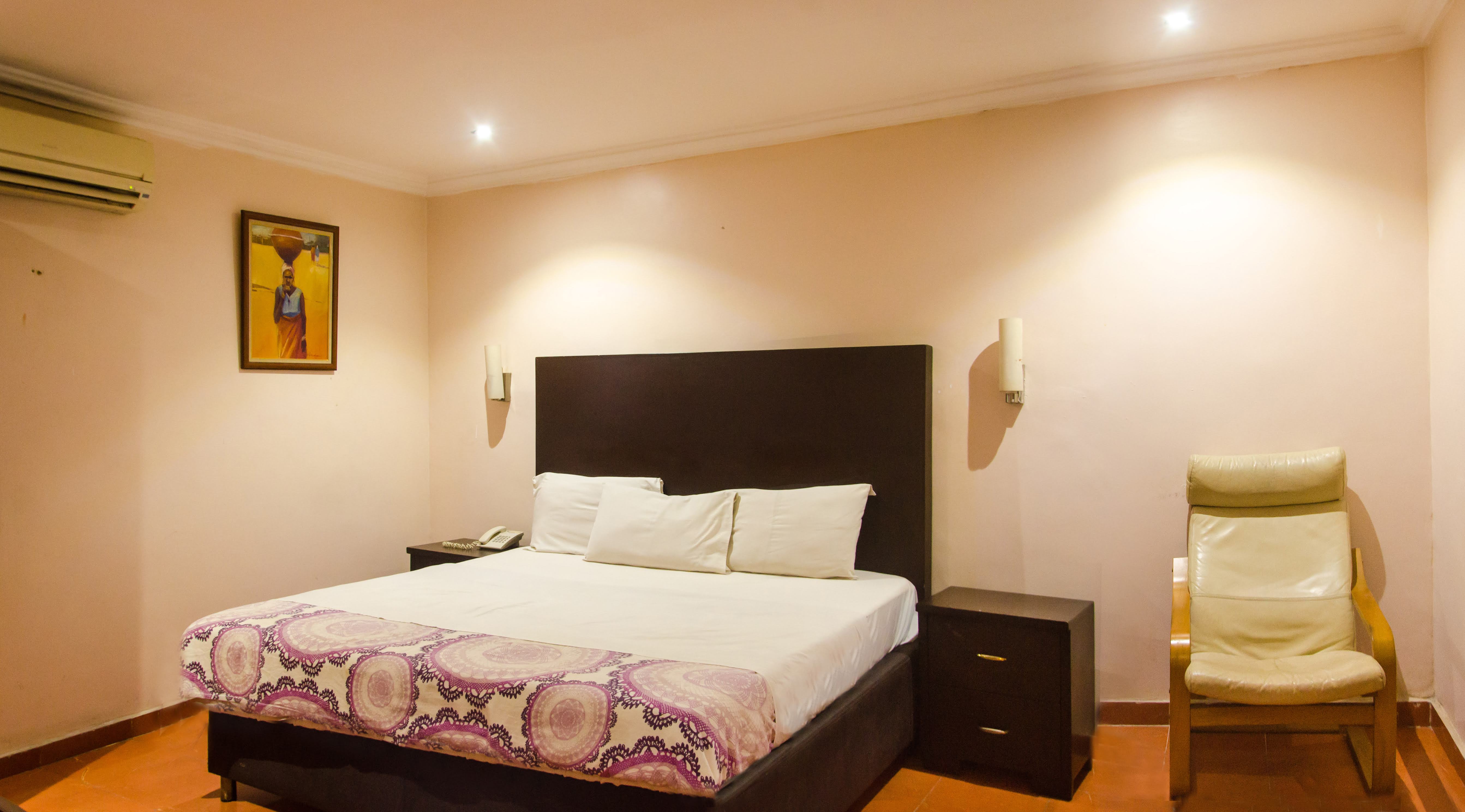 Guest room at Heights Victoria Island