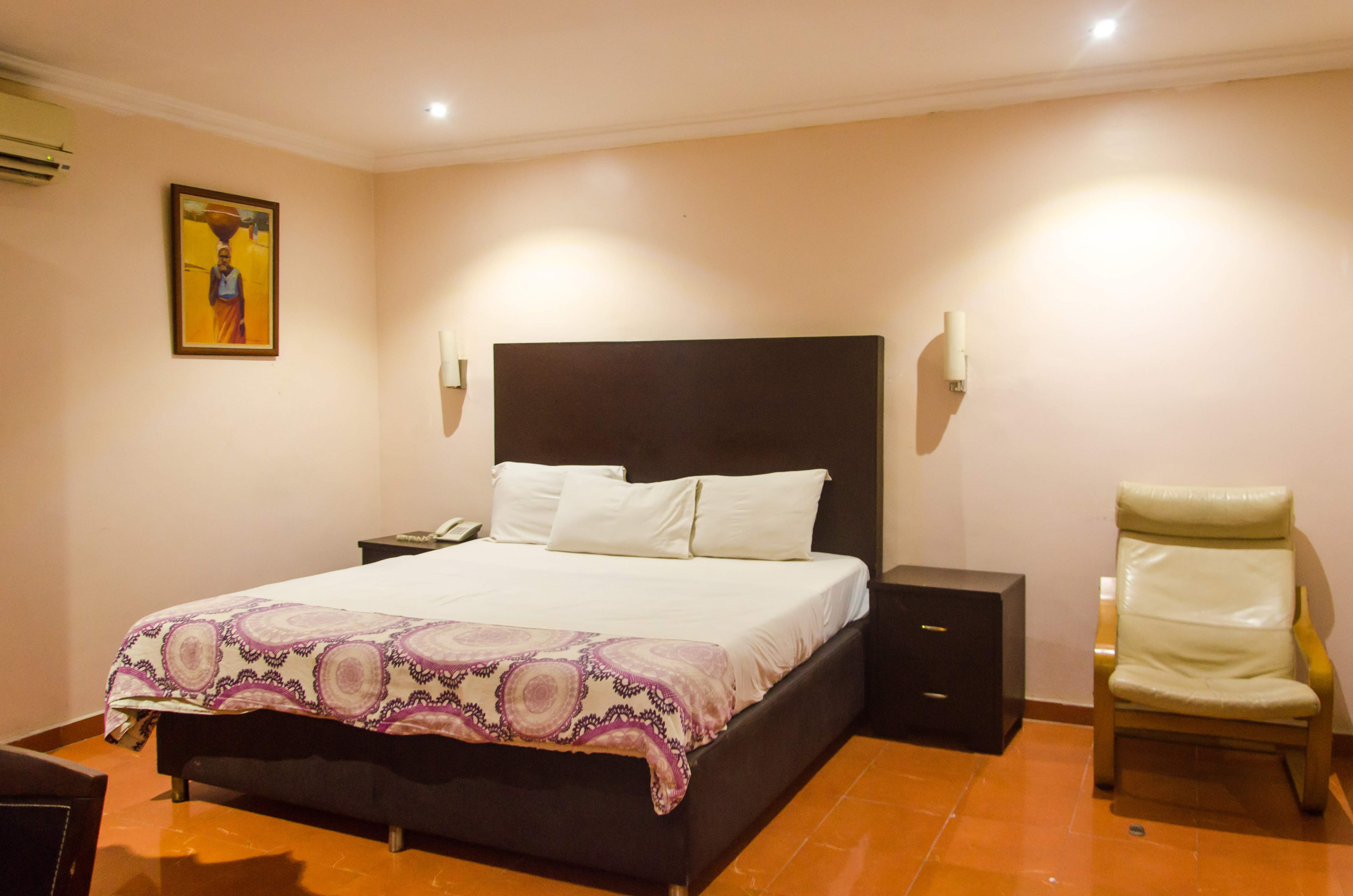 Guest room at Heights Victoria Island