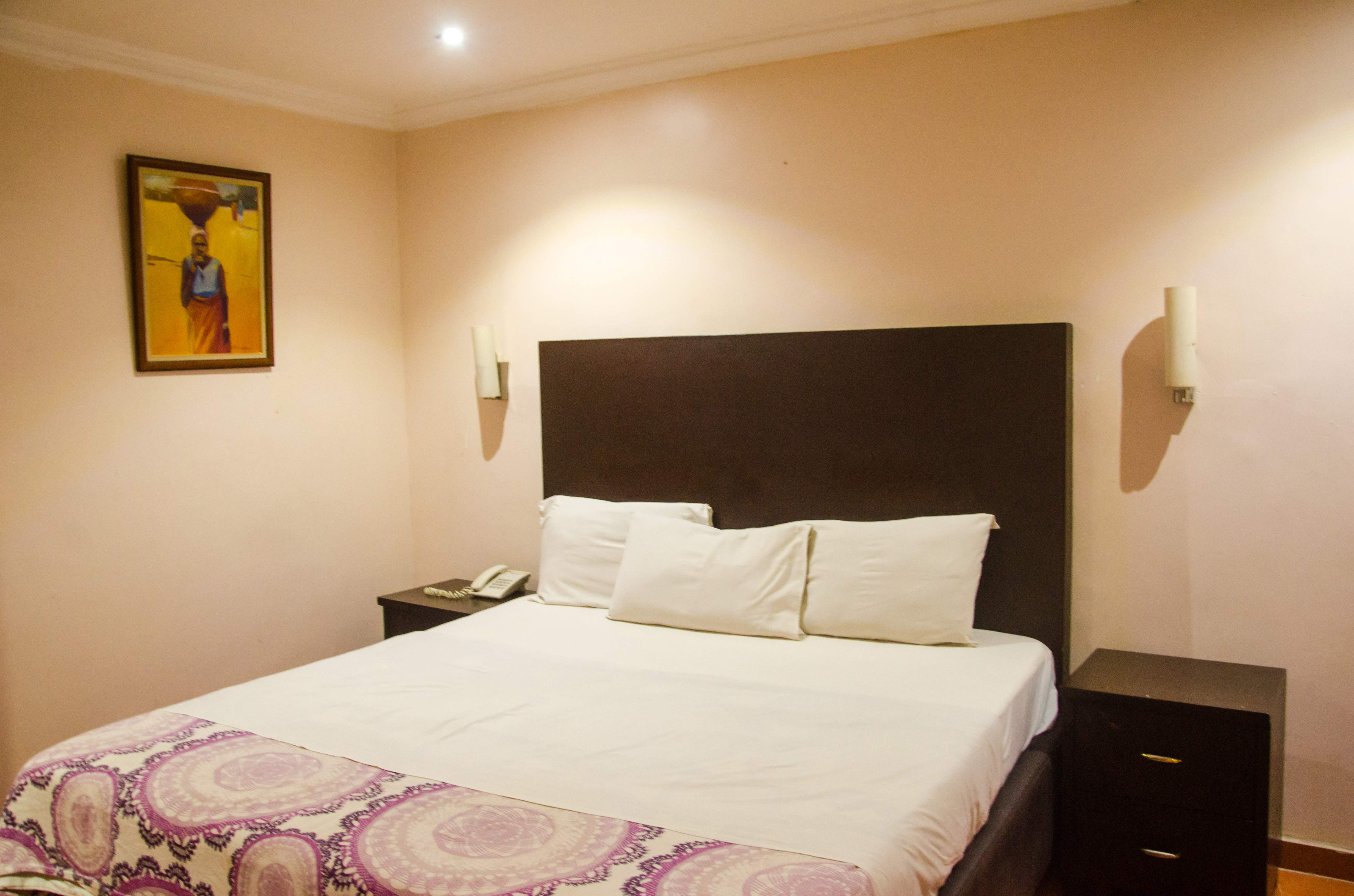 Guest room at Heights Victoria Island